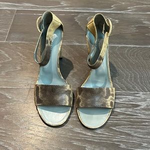 Gucci snake skin sandal